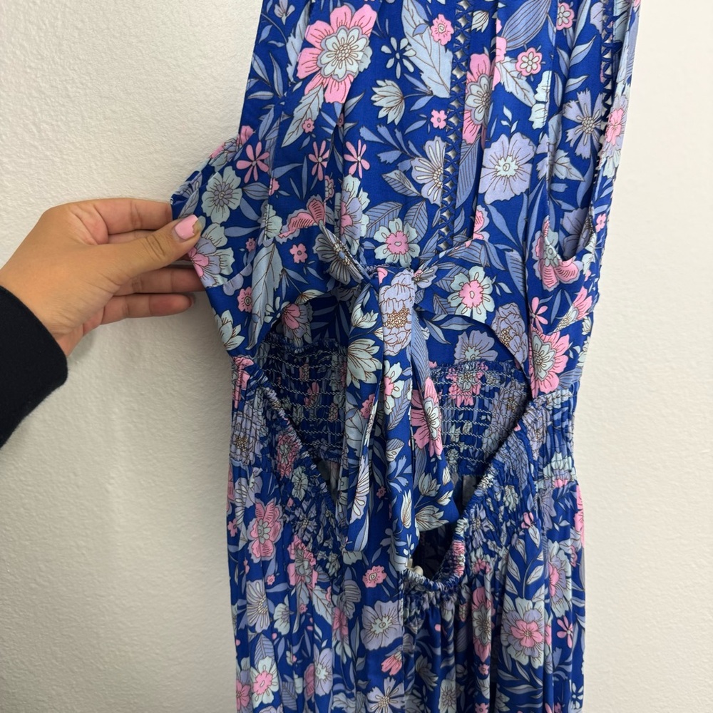 Abel The Label Blue Bell Cottage Floral Maxi Dress‎ - Picture 4 of 9